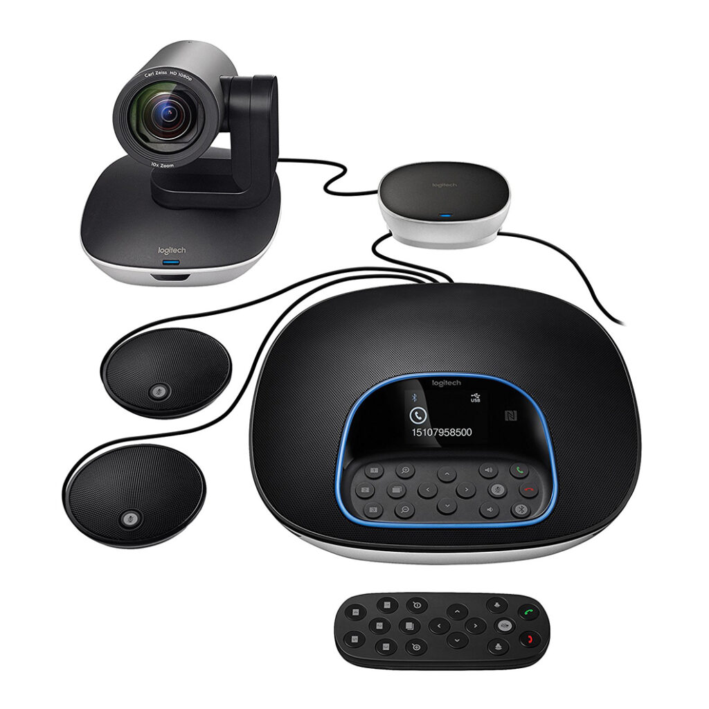 Logitech CC3500e Group HD Video Audio Conferencing System Milestone